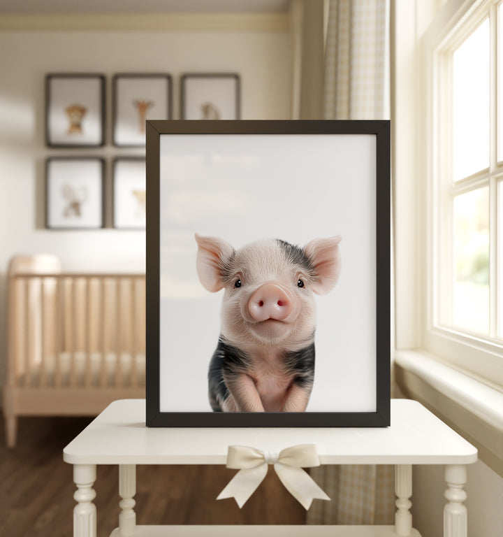 Baby Pig Framed Art
