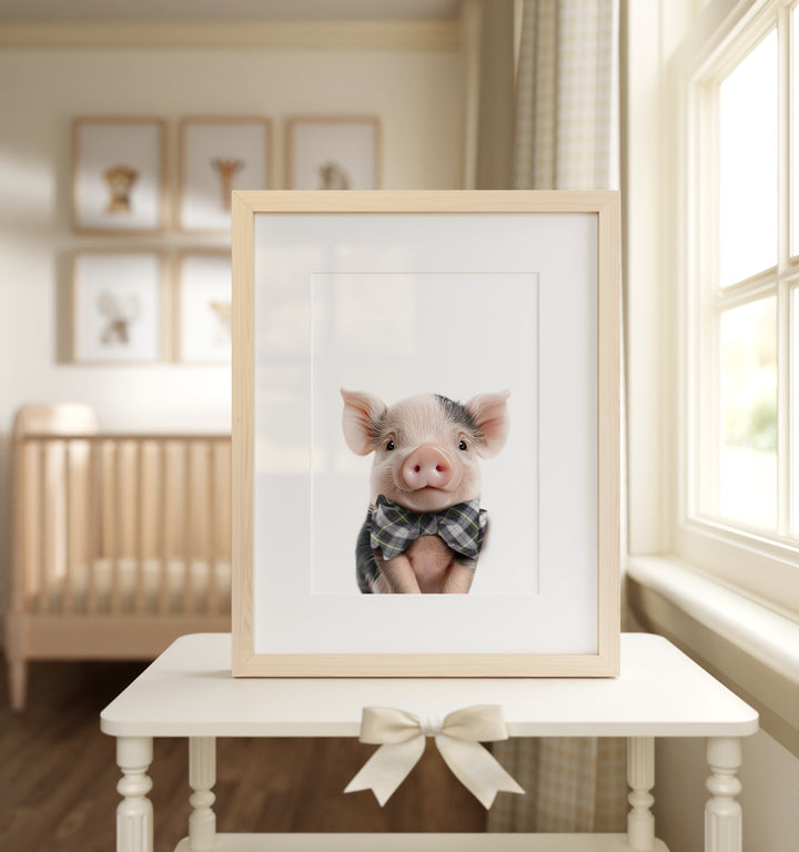 Baby Pig Framed Art