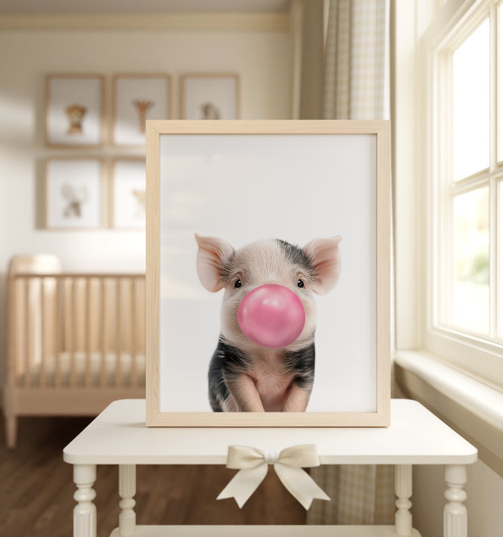 Baby Pig Framed Art