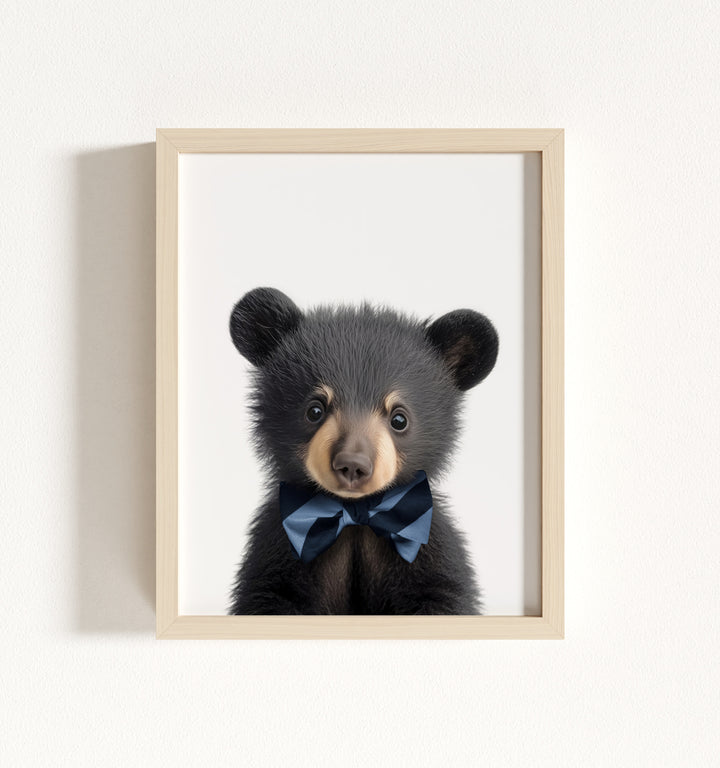 Baby Black Bear Framed Art