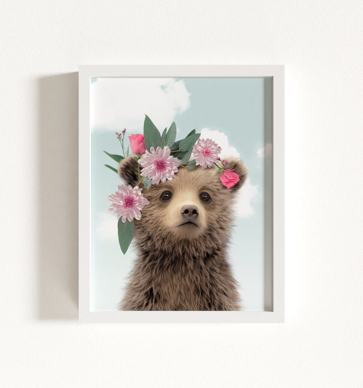 Baby Grizzly Bear Framed Art