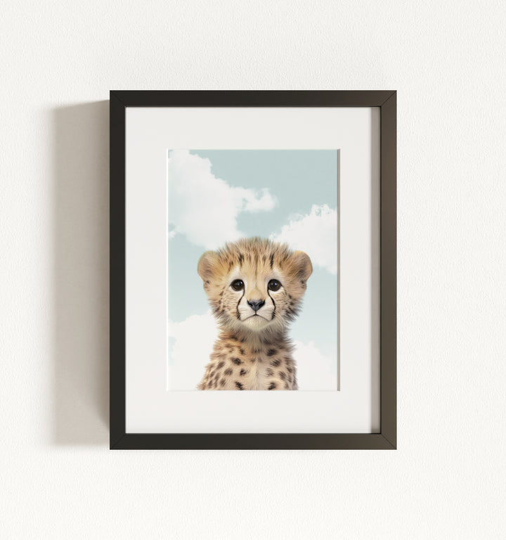 Baby Cheetah Framed Art