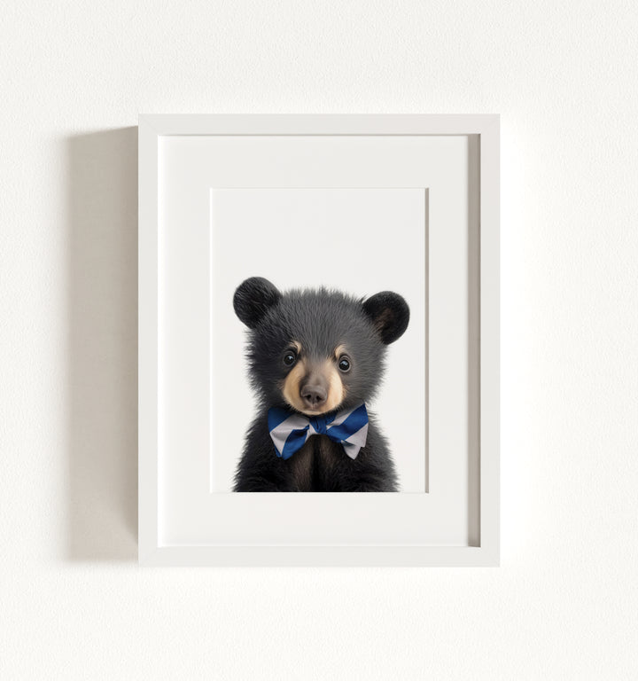 Baby Black Bear Framed Art