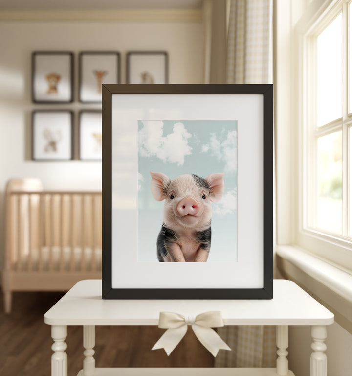 Baby Pig Framed Art