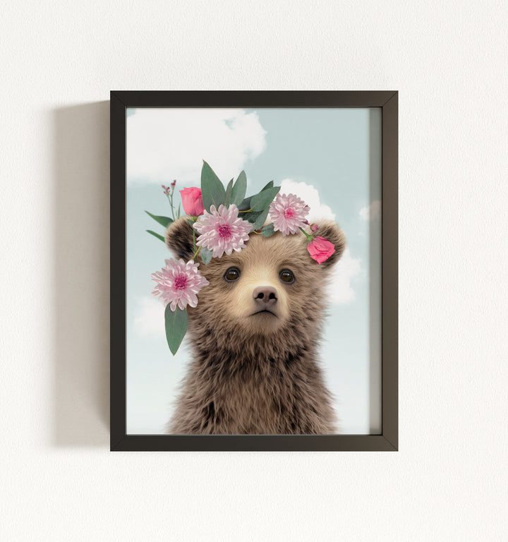 Baby Grizzly Bear Framed Art