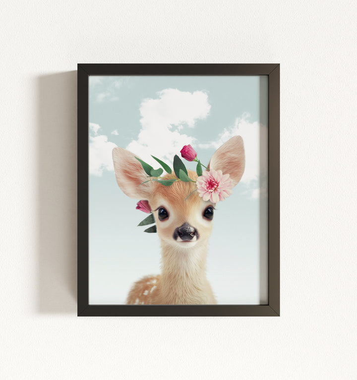 Baby Deer Framed Art