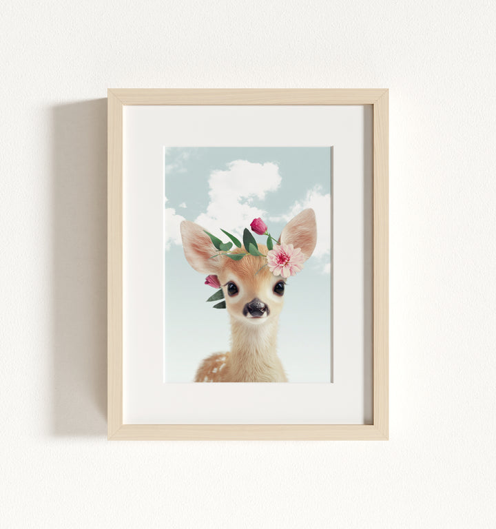 Baby Deer Framed Art