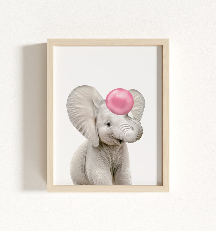 Baby Elephant Framed Art