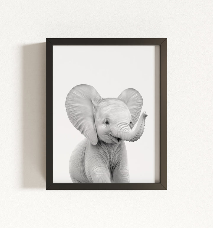 Baby Elephant Framed Art