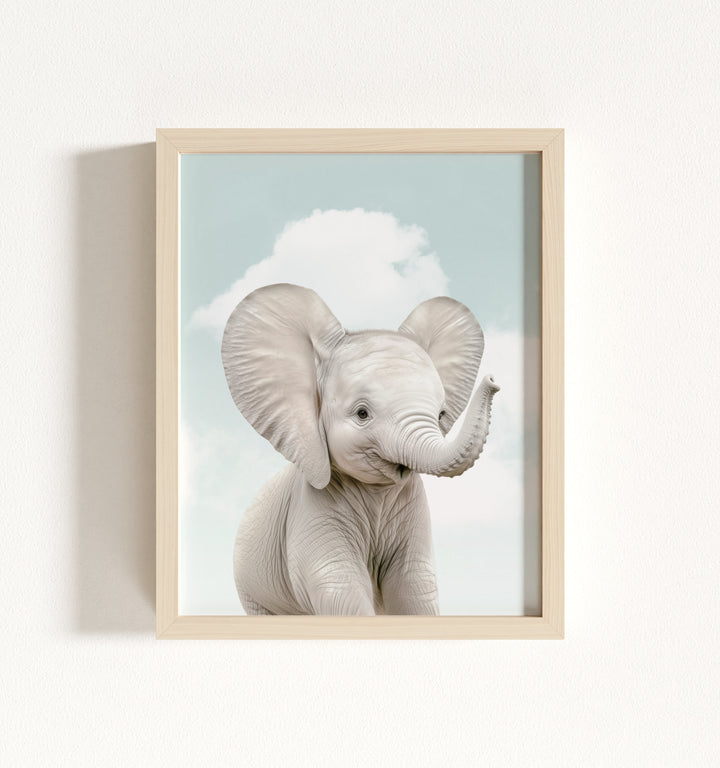 Baby Elephant Framed Art