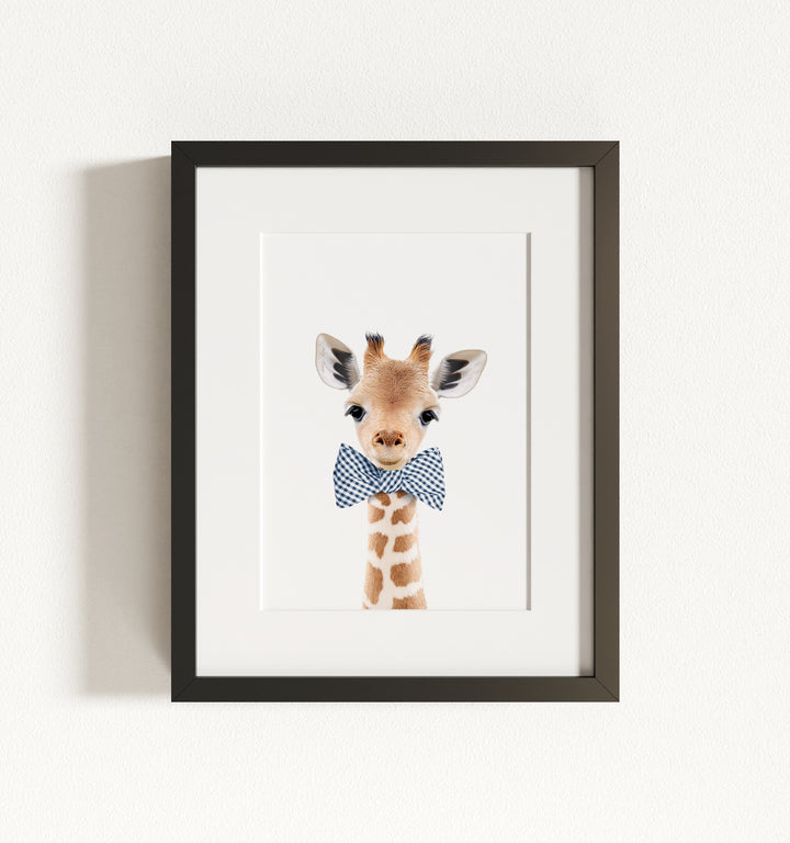 Baby Giraffe Framed Art