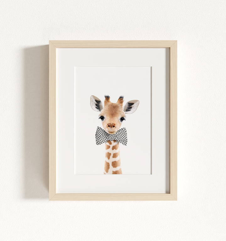 Baby Giraffe Framed Art