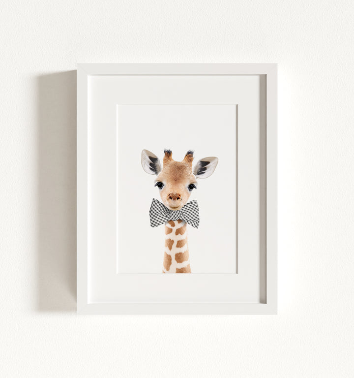 Baby Giraffe Framed Art
