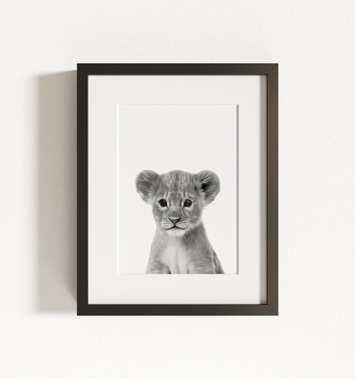 Baby Lion Framed Art
