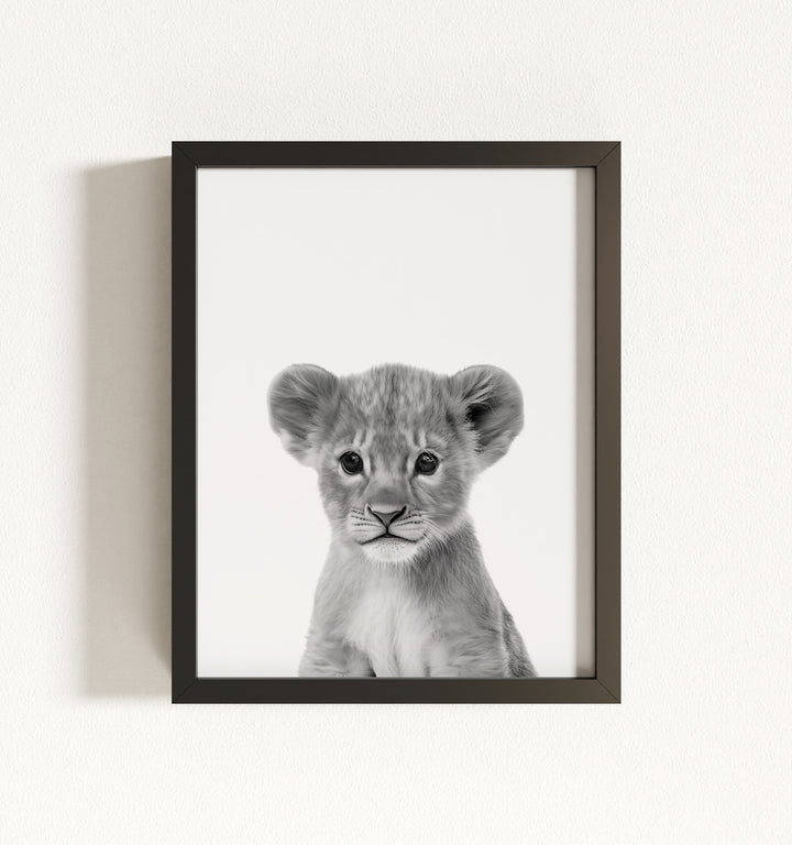 Baby Lion Framed Art
