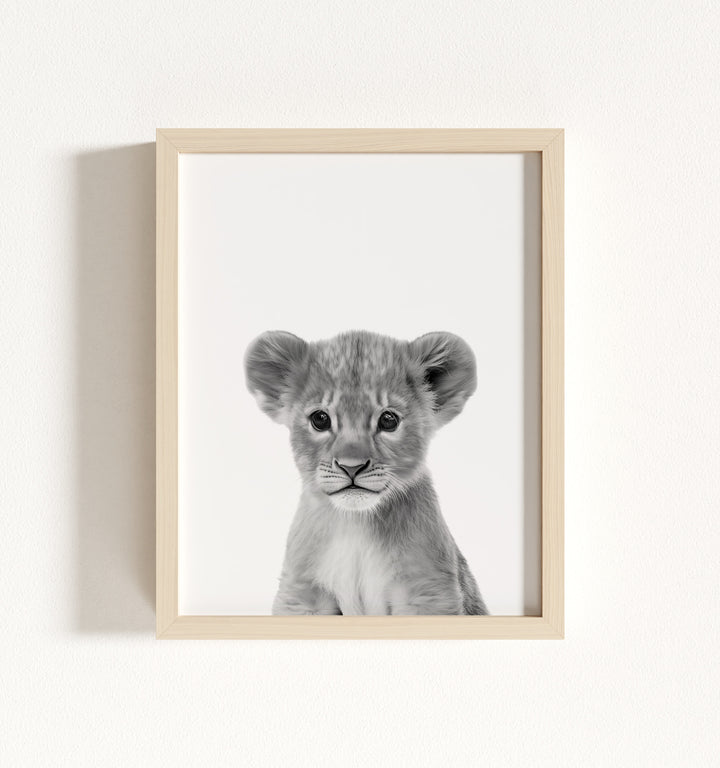 Baby Lion Framed Art