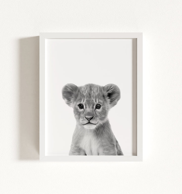 Baby Lion Framed Art