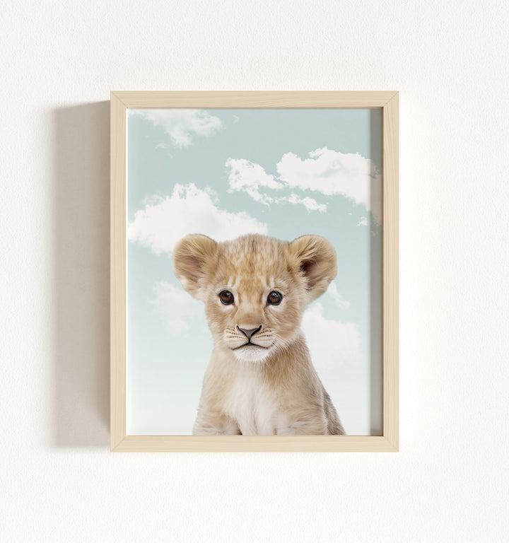 Baby Lion Framed Art