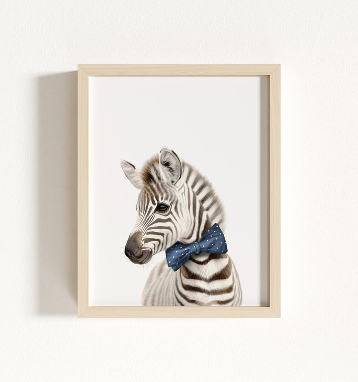 Baby Zebra Framed Art