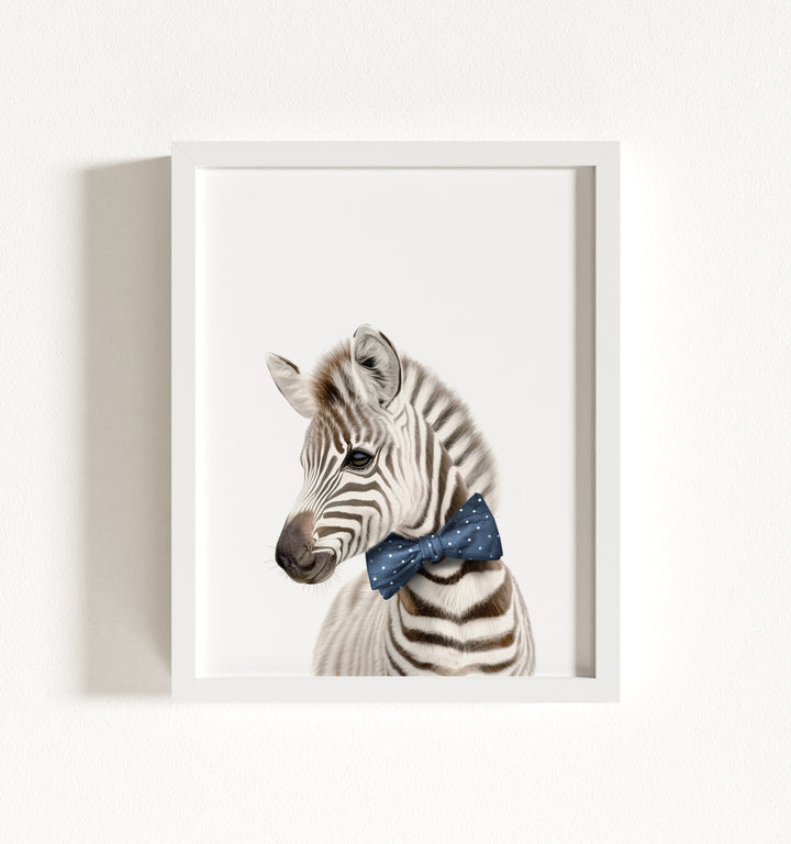 Baby Zebra Framed Art