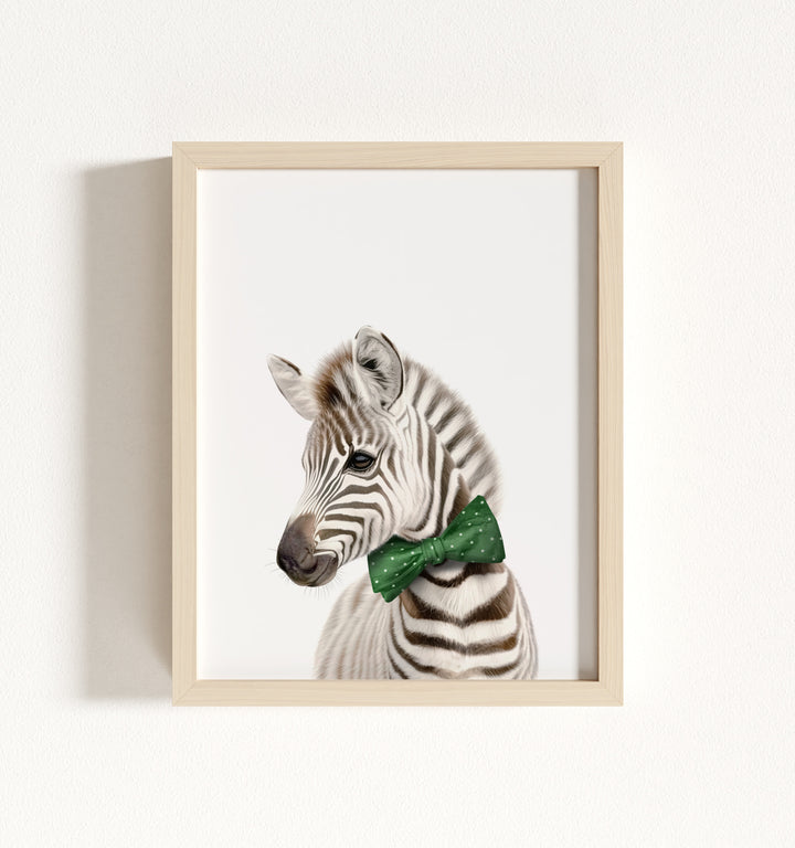 Baby Zebra Framed Art