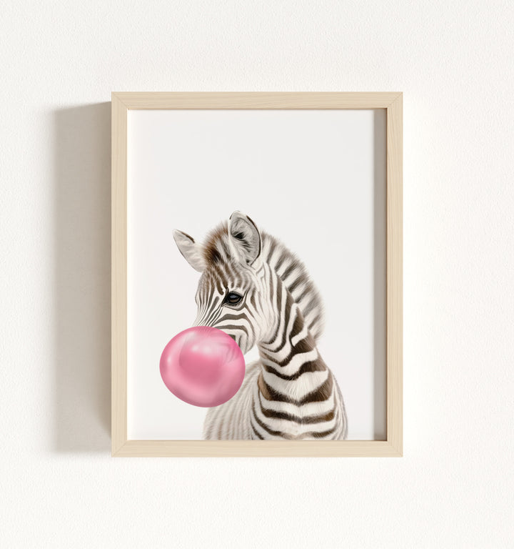Baby Zebra Framed Art
