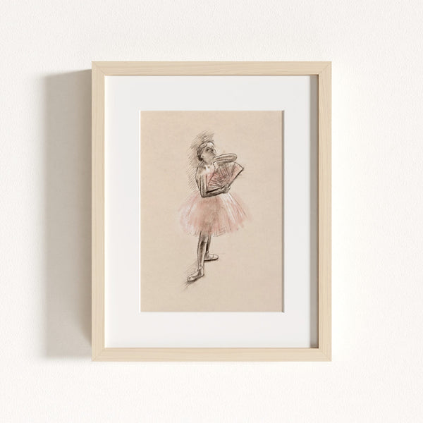 Ballet Sketches Girl Room Decor Prints — Framed
