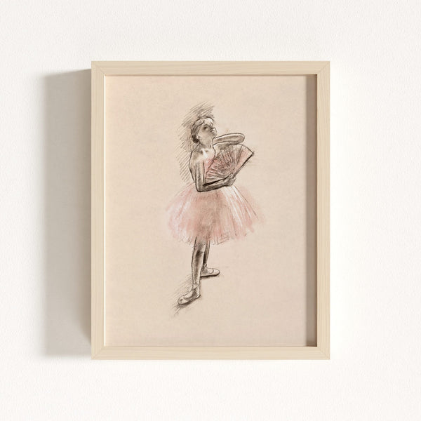 Ballet Sketches Girl Room Decor Prints - Framed Art