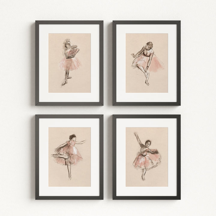 Ballet Sketches Girl Room Decor Prints
