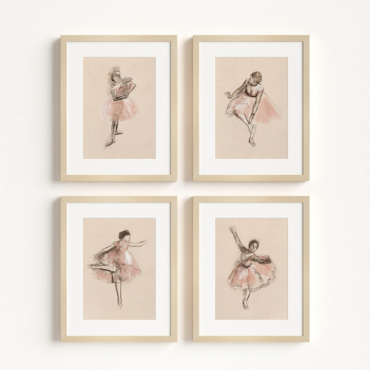 Ballet Sketches Girl Room Decor Prints