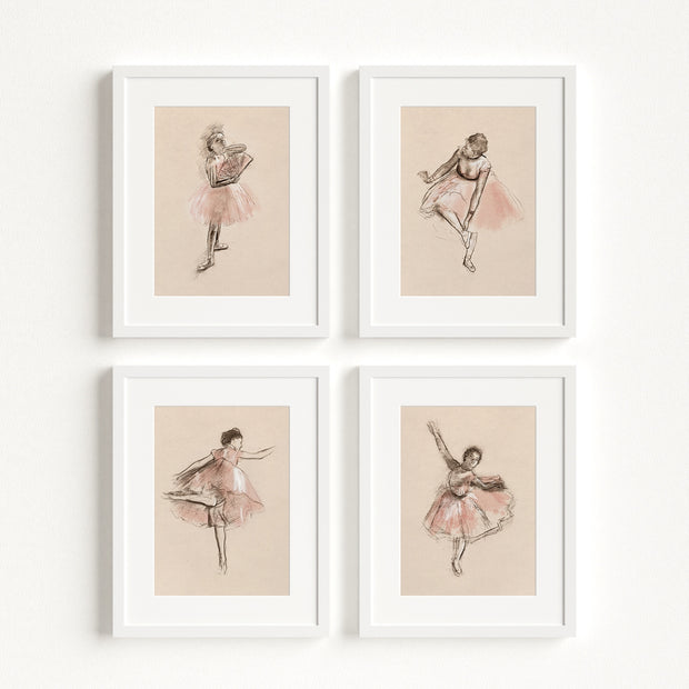 Ballet Sketches Girl Room Decor Prints