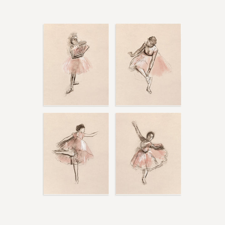 Ballet Sketches Girl Room Decor Prints