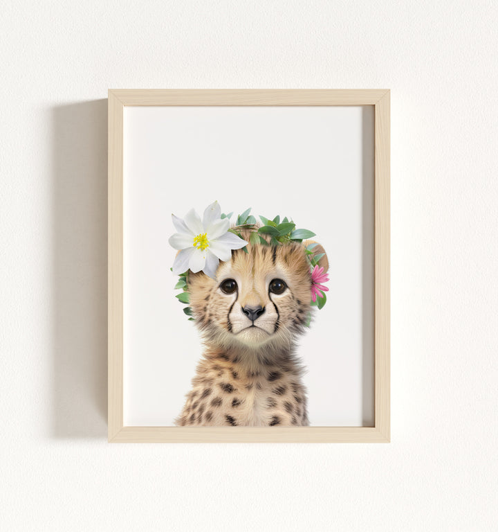 Baby Cheetah Framed Art