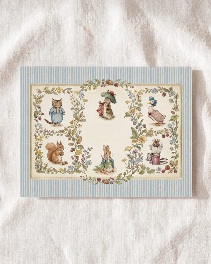 Beatrix Potter Storybook Friends Personalized Art