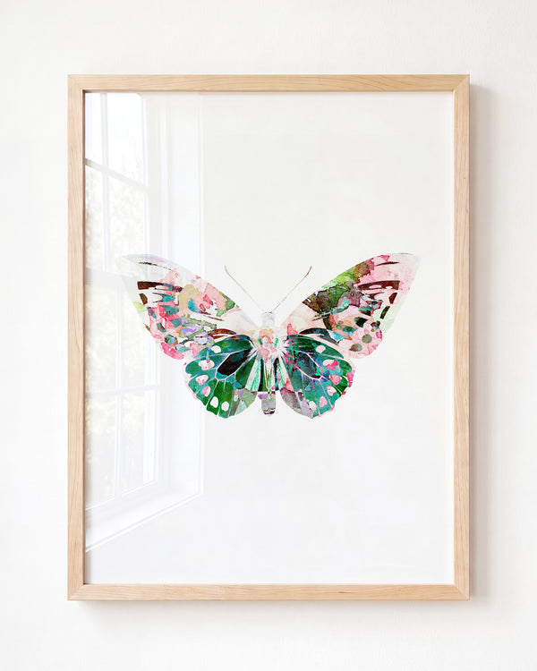 Butterfly Art Print No. 1 – Framed