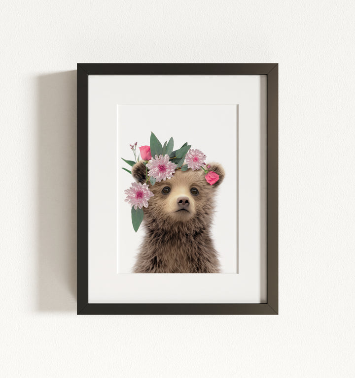 Baby Grizzly Bear Framed Art