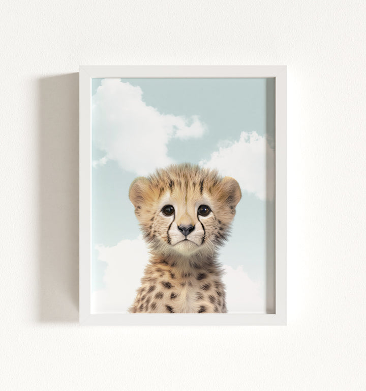 Baby Cheetah Framed Art