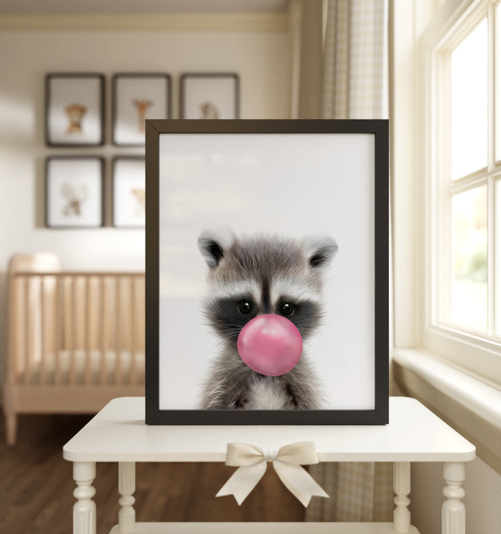 Baby Raccoon Framed Art