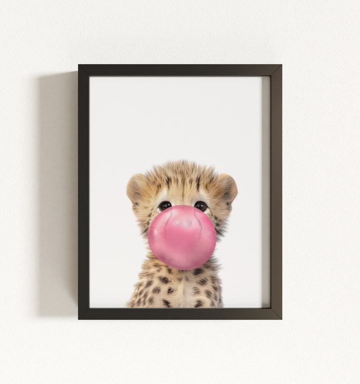 Baby Cheetah Framed Art