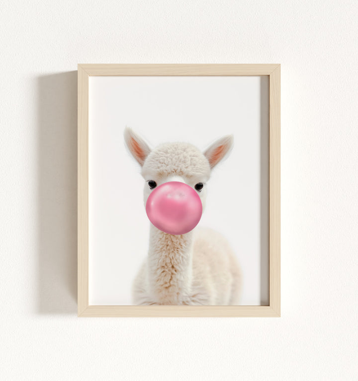 Baby Alpaca Framed Art