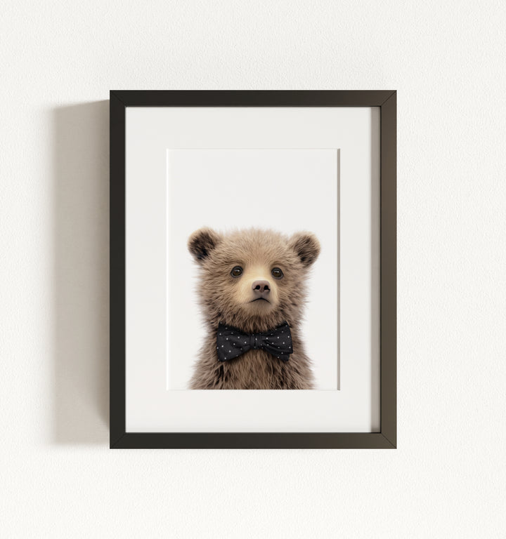 Baby Grizzly Bear Framed Art