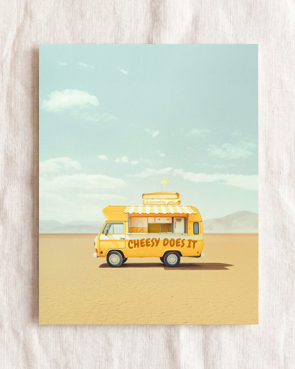 Cheesy Does It Food Truck Art
