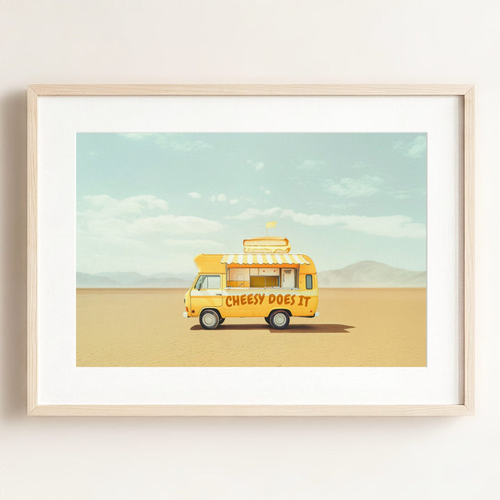 Cheesy Does It Food Truck Art