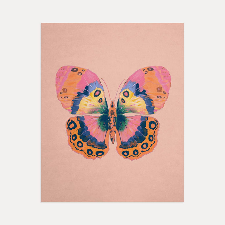 Color Bloom Butterflies Set of 9