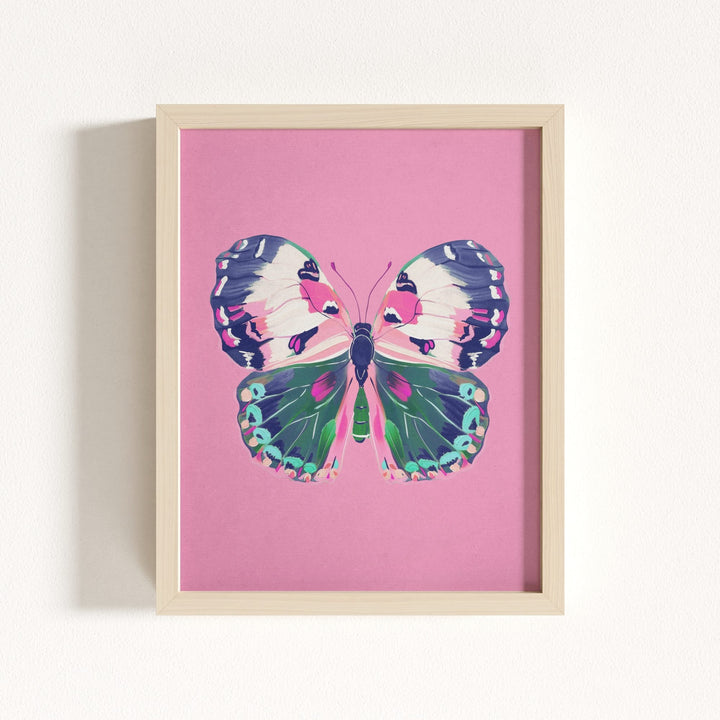 Color Bloom Butterflies Set of 9