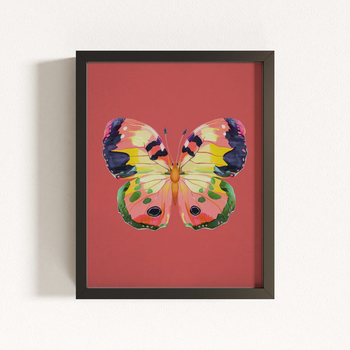 Color Bloom Butterflies Set of 9