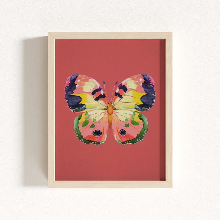 Color Bloom Butterflies Set of 9