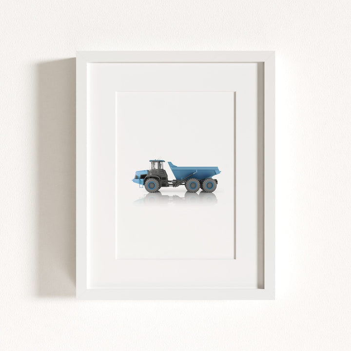 Construction Vehicle Dump Truck Art