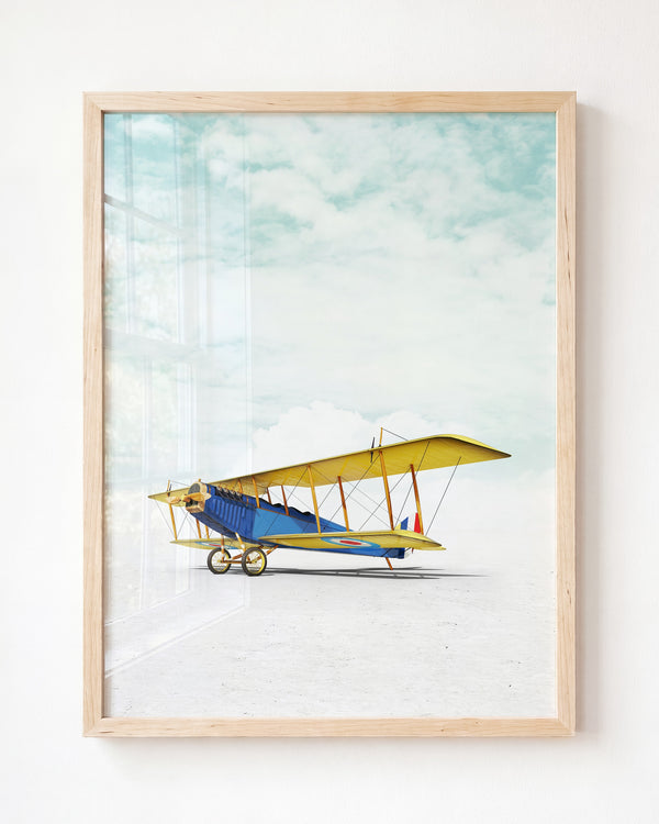 Curtiss Jenny 1914 Airplane - Framed Art