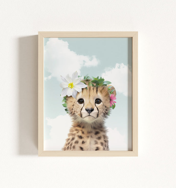 Baby Cheetah Framed Art